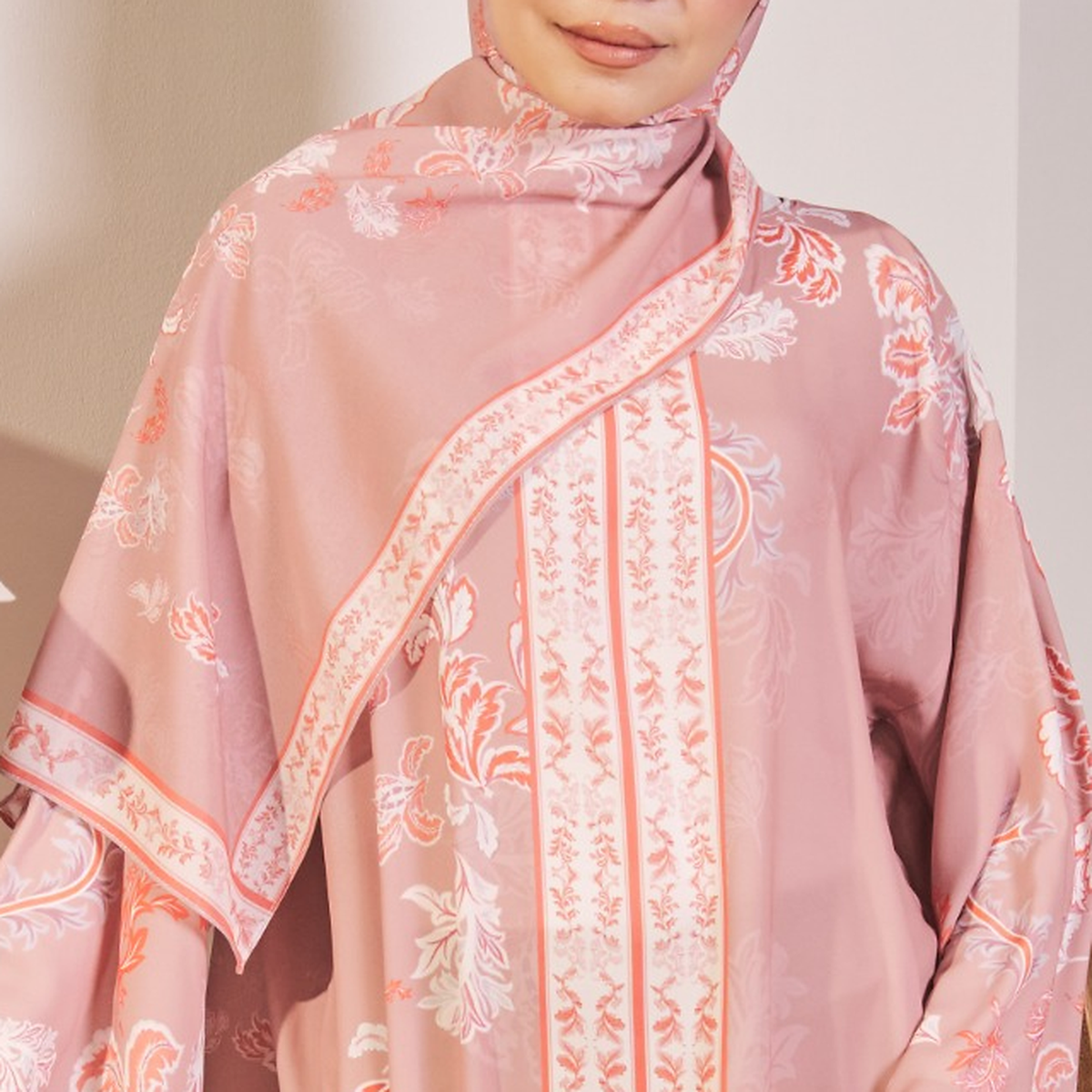 AULIA KAFTAN IN SUNSET (FREE SHAWL)