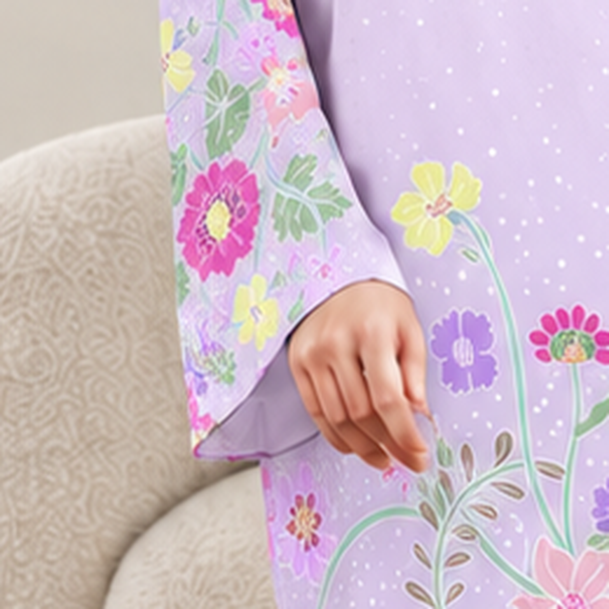 AMAYA LILAC (FREE SHAWL)