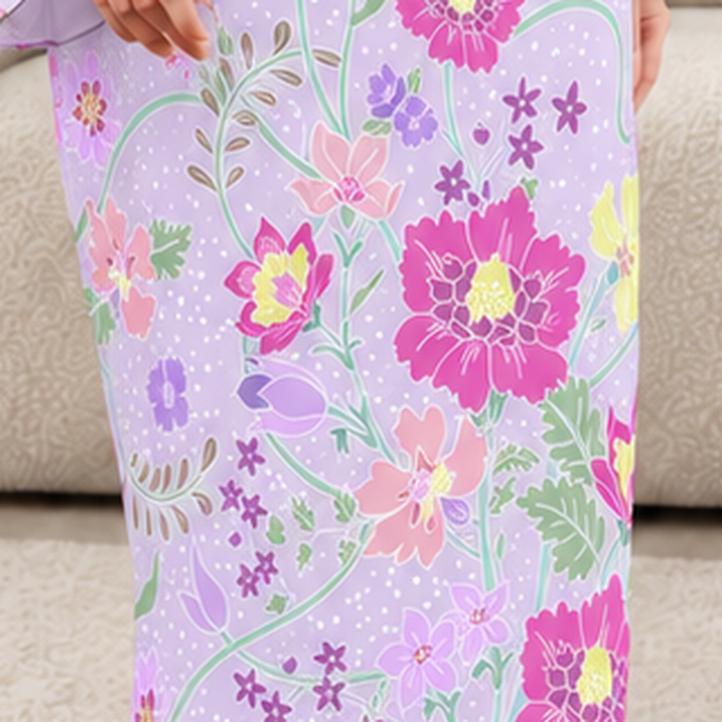 AMAYA LILAC (FREE SHAWL)