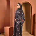 TAALIA KAFTAN IN PITCH (FREE SHAWL)