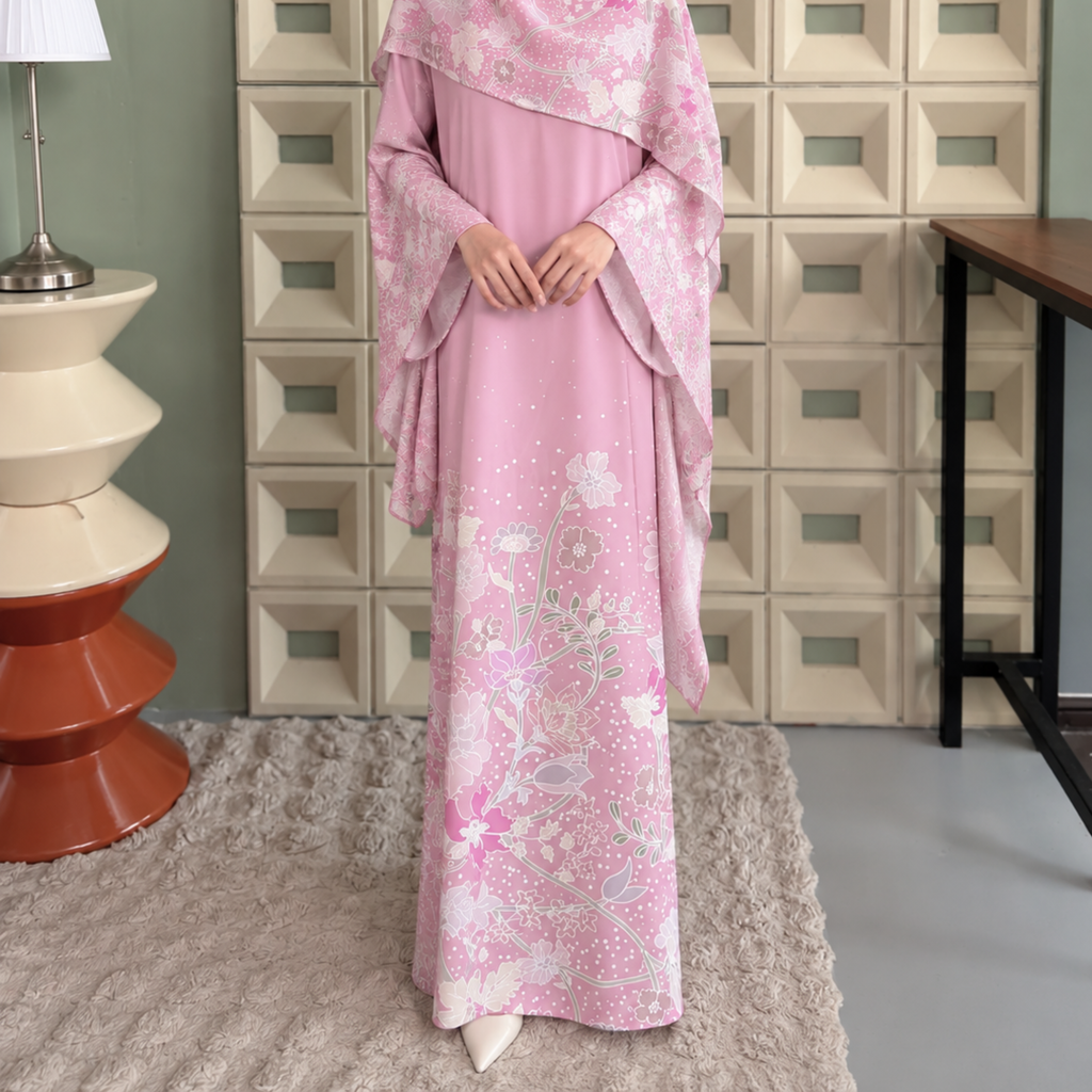 AMAYA DUSTY PINK (FREE SHAWL)