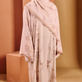 TAALIA KAFTAN IN MARMALADE (FREE SHAWL)