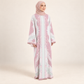 TAALIA KAFTAN IN PINK (FREE SHAWL)