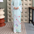 AMAYA SOFT CYAN (FREE SHAWL)