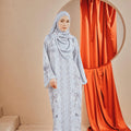 KAYLA KAFTAN IN CLOUD BLUE (FREE SHAWL)