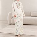 AMAYA KAFTAN IN CREAM (FREE SHAWL)