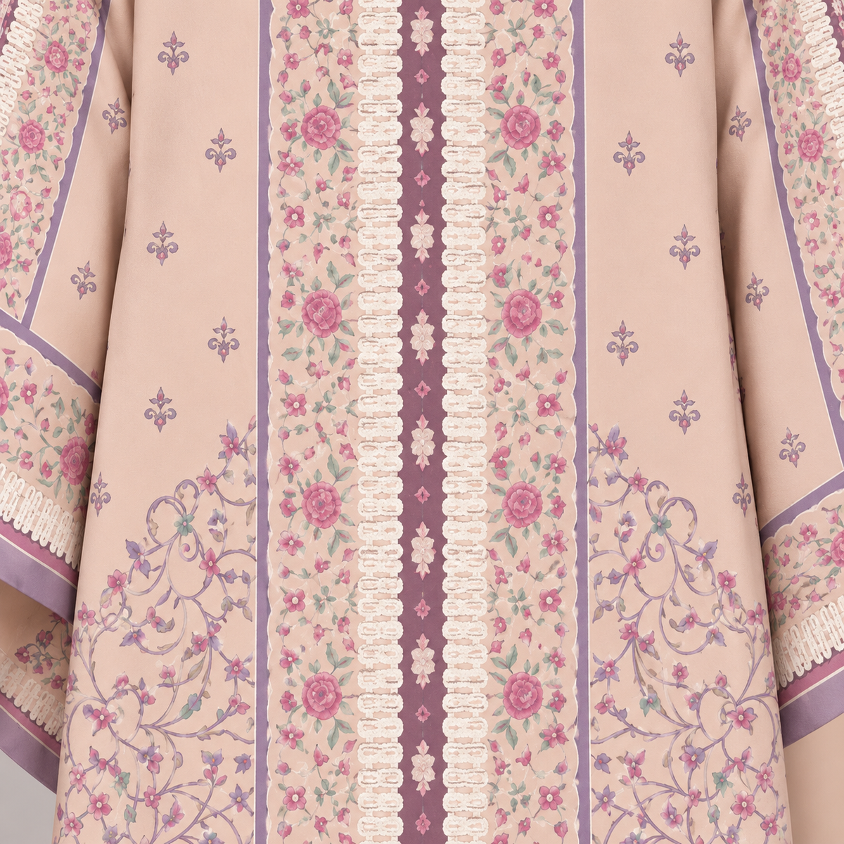 YUSRA KAFTAN IN LAVENDAR PINK (FREE SHAWL)