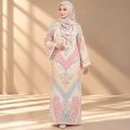 PUSPA KAFTAN IN COTTON CANDY (FREE SHAWL)