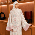 JULIETTE KAFTAN IN PEACH VANILLA (FREE SHAWL)