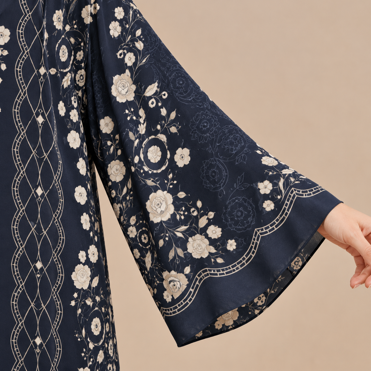 KAYLA KAFTAN IN OLD NAVY (FREE SHAWL)