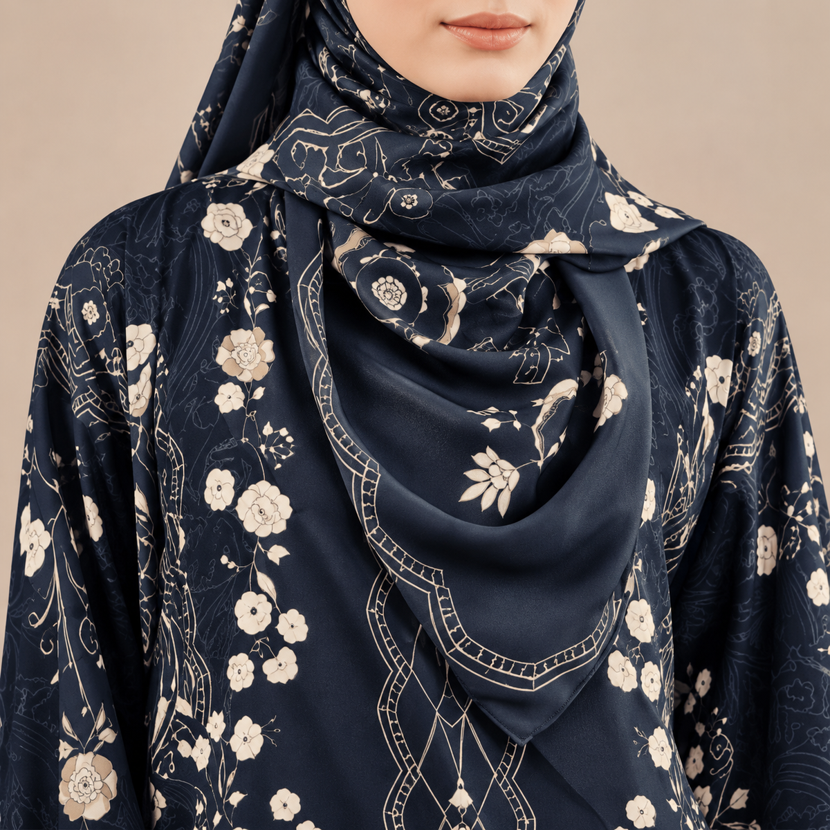 KAYLA KAFTAN IN OLD NAVY (FREE SHAWL)