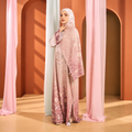 Juliette Ombré Kaftan – Dusty Rose (FREE SHAWL)