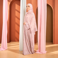 Juliette Ombré Kaftan - Blush Willow (FREE SHAWL)