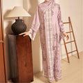 AULIA KAFTAN IN COCOA (FREE SHAWL)