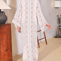 YUSRA KAFTAN IN DREAM PINK (FREE SHAWL)